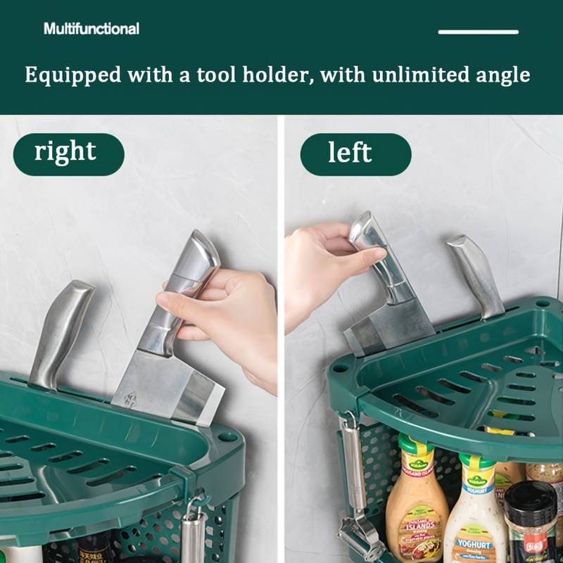 Kitchen Corner Storage Rack, Stainless Steel Kitchen Corner Shelf, Multi Layer Condiment Triangle Storage Rack, Household Triangular Shelf, Multifunctional Metal Storage Shelf Kitchen Corner Storage Rack, Stainless Steel Kitchen Corner Shelf, Multi Layer Condiment Triangle Storage Rack, Household Triangular Shelf, Multifunctional Metal Storage Shelf